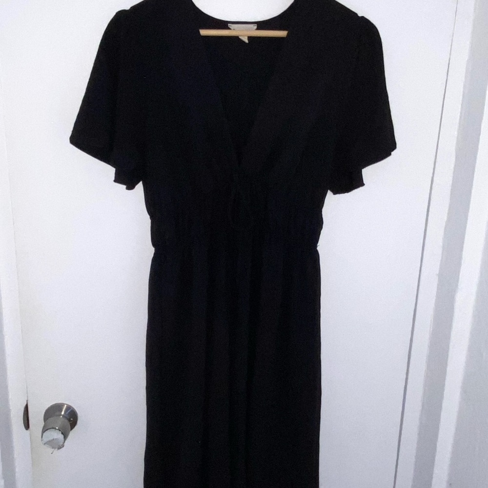 See You Monday Black Maxi Dress